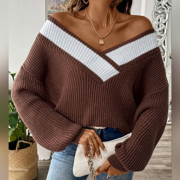 Mixed Melody Sweater - Brown - Picture 3 of 5